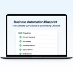 Business Automation Blueprint The Complete SOP Creation & Streamlining Checklist
