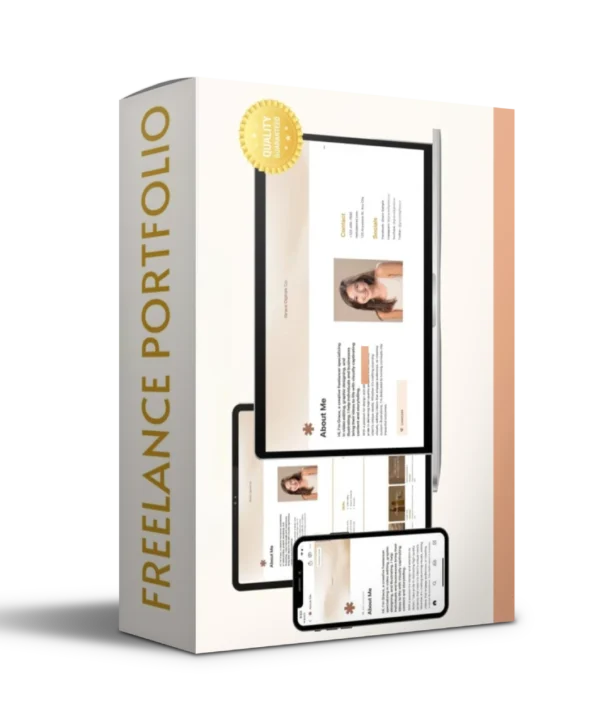 Aesthetic Freelance Portfolio Template for Quickly Impress Your Clients