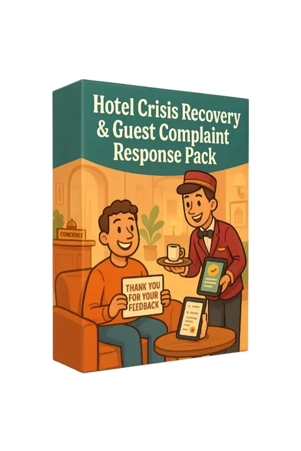 The Hotel Crisis Recovery & Guest Complaint Response Pack
