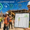 Daily Site Progress Report
