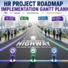 HR Project Roadmap & Implementation Gantt Planner